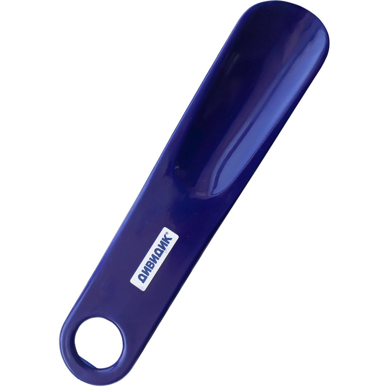 Ложка Рожок для обуви Дивидик 19см, в асс-те (белый, бирюзовый, синий)