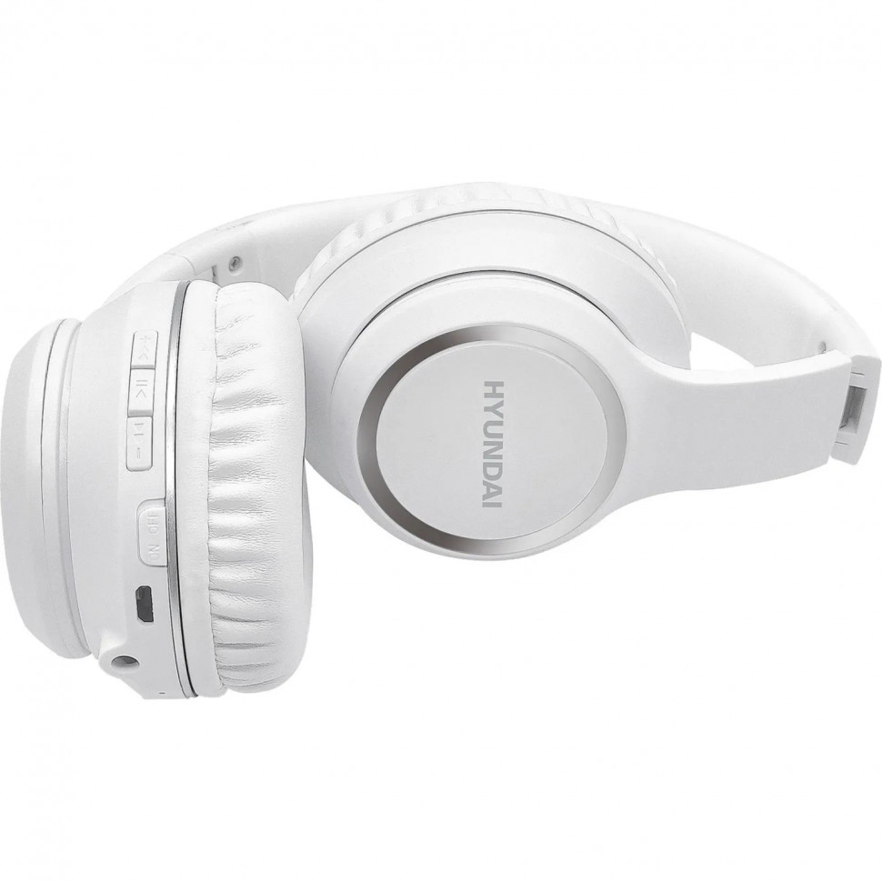 Наушники Hyundai H-HP103 белый, накладные, bluetooth
