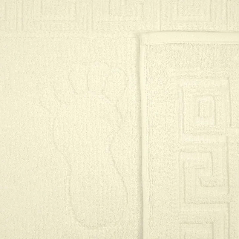 Полотенце махровое УЗБ Коврик, S  50х70 крем,151374