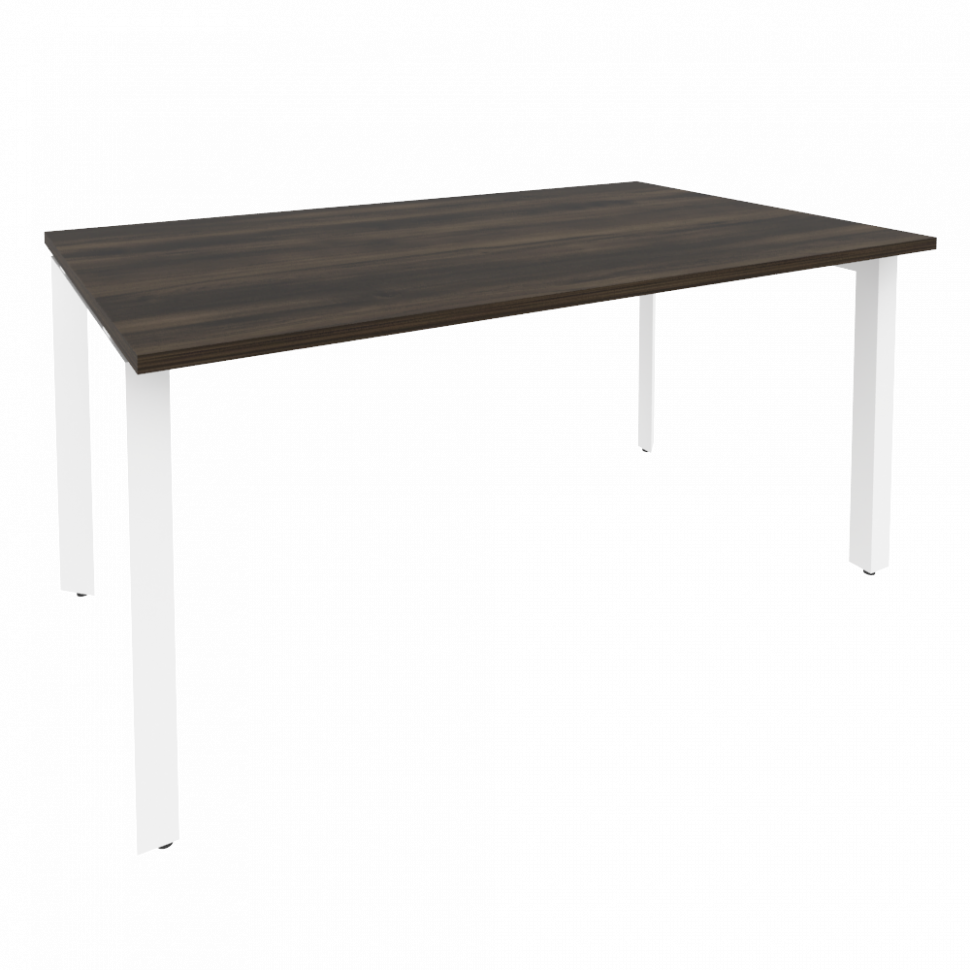 Onix Стол переговорный O.MP-PRG-1.4 Дуб Мали/Металл Белый 1580*980*750