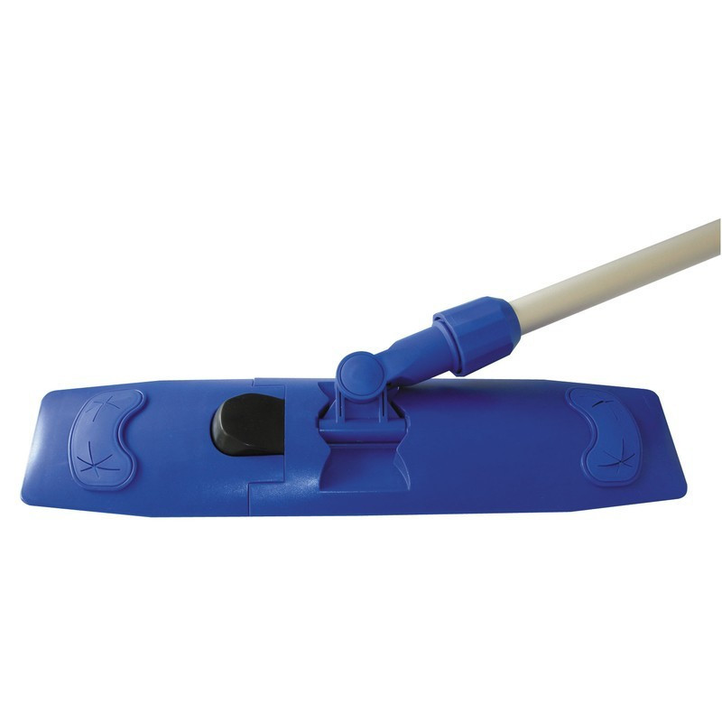 Швабра флаундер для пола пластик 40х10см в сборе без насадки