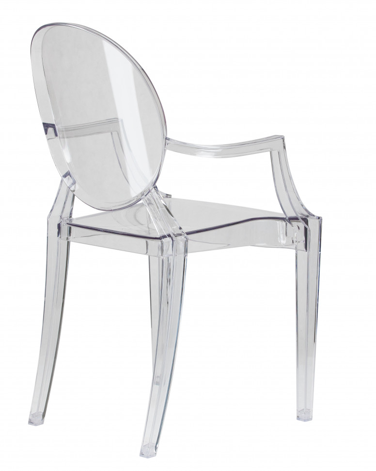 Набор 4 шт Стул обеденный DOBRIN LOUIS GHOST, цвет прозрачный