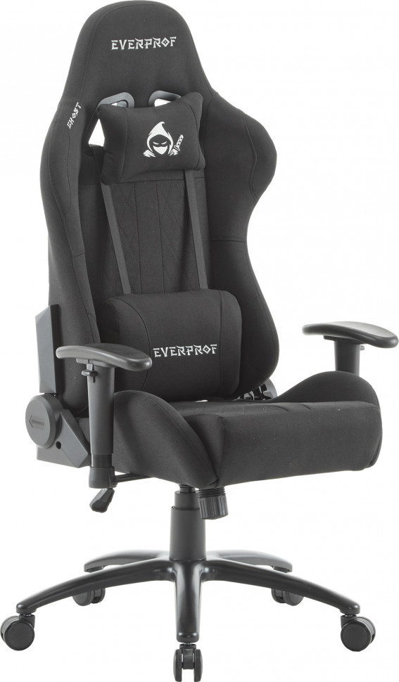 Геймерское кресло Everprof Ghost (Гоуст) Ткань Черный