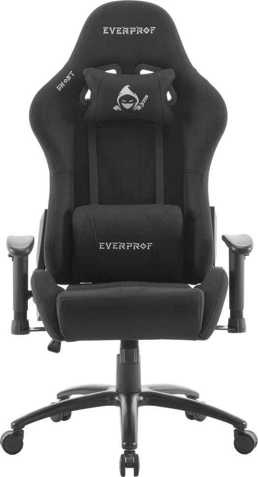 Геймерское кресло Everprof Ghost (Гоуст) Ткань Черный