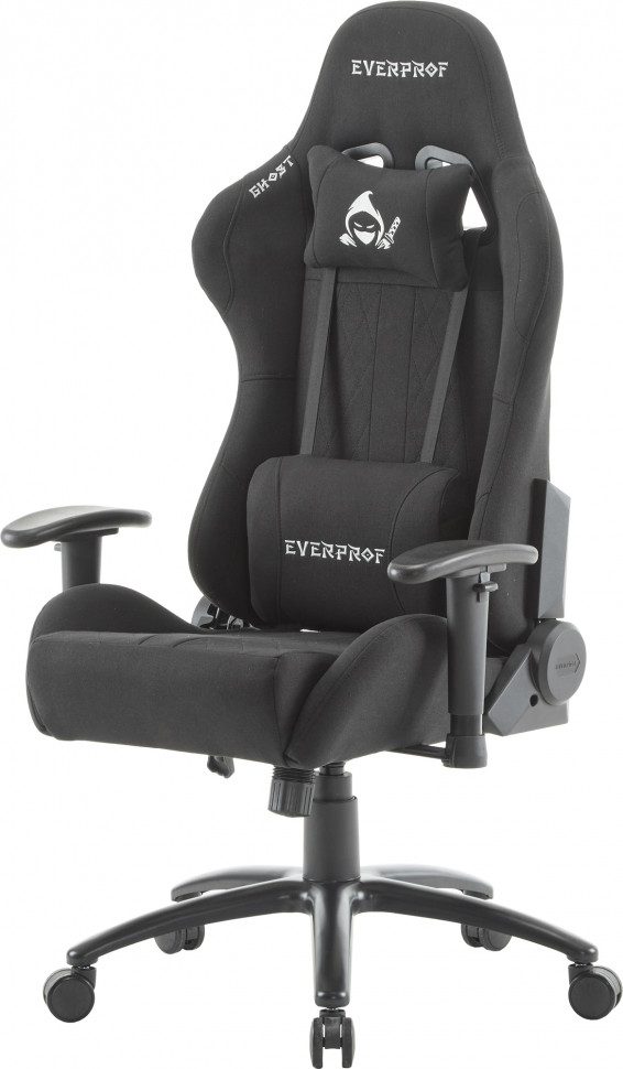 Геймерское кресло Everprof Ghost (Гоуст) Ткань Черный
