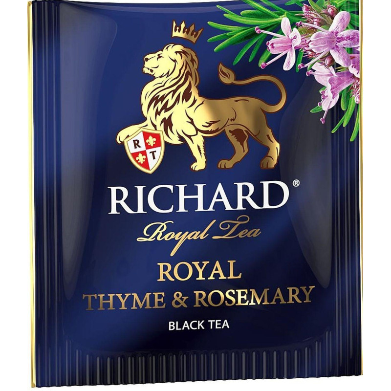 Чай Richard Royal Thyme &amp; Rosemary,черный, 100шт/уп (сашет)