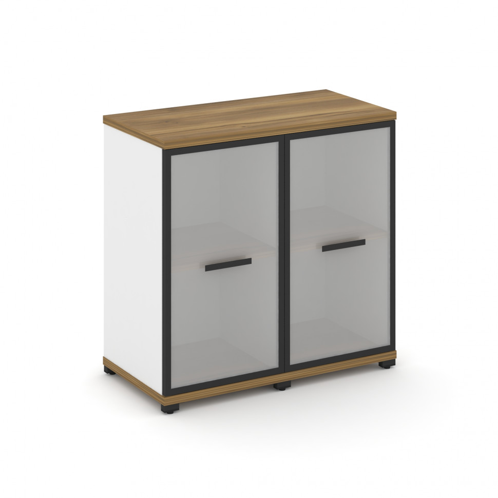 Concept Шкаф 2 узкие секции, 2 ниши CN.STU-223 RMB B Сандал Янтарный/Белый Бриллиант/Металл Черный/С