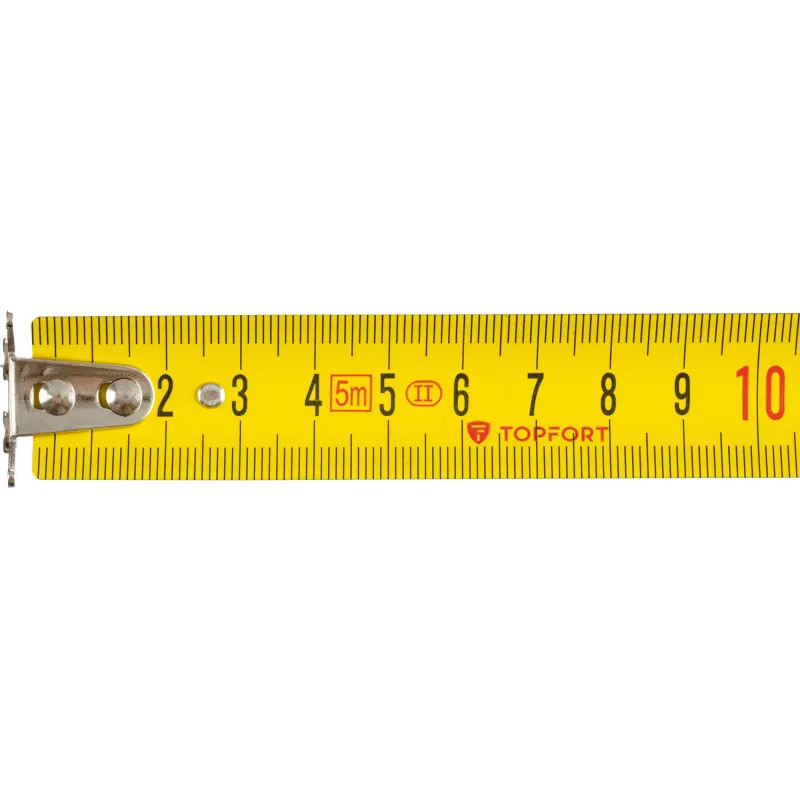 Рулетка 5мх25 мм с автостопом, TOPFORT Extra