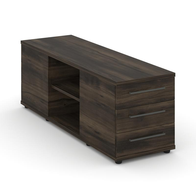 Rift Тумба опорная/приставная RF.TOPD-001 Дуб Мали/Черный Ручки 1232*450*523