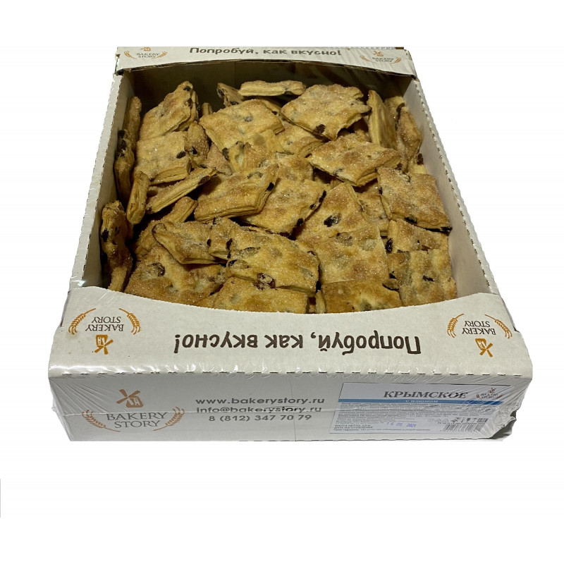 Печенье Bakery Story Изделие сдобное Крымское с изюмом, 2кг