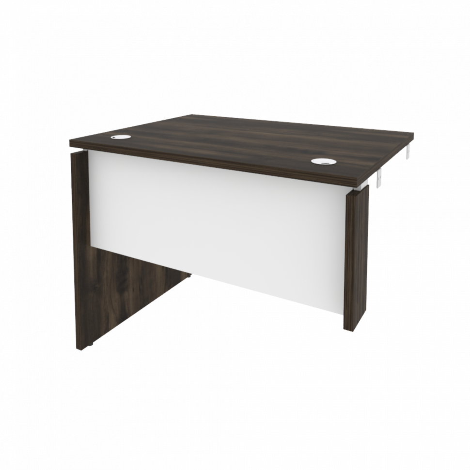 Onix Стол-приставка левый к опорным элементам O.SPR-1.7 (L) Дуб Мали/Белый Бриллиант 980*720*750