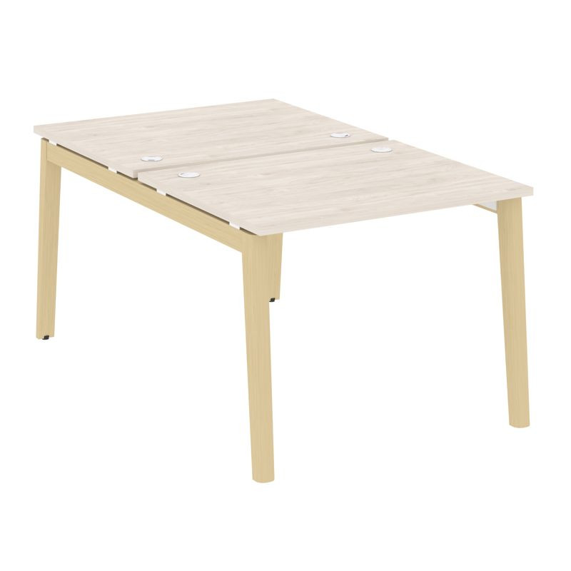 Onix Wood Рабочая станция OW.D.RS-2.1.8 Денвер Светлый/Дуб Светлый/Металл Белый 980*1635*750