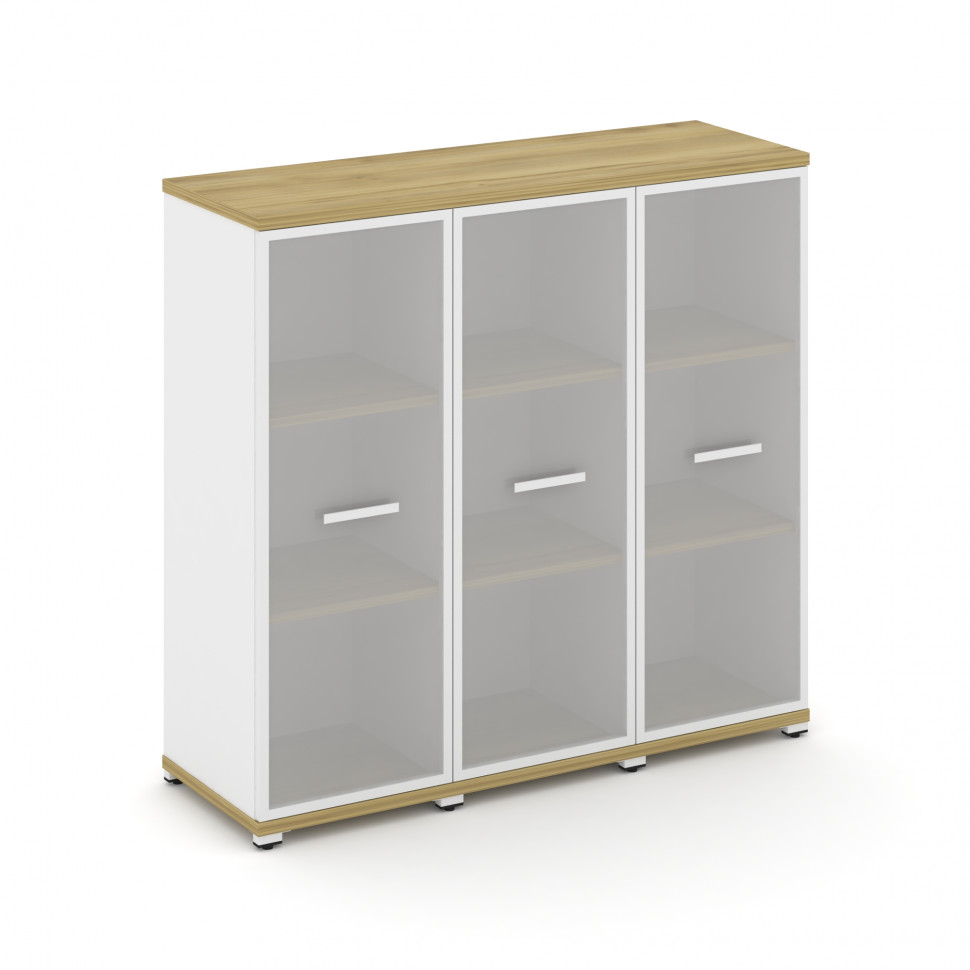 Concept Шкаф 3 узкие секции, 3 ниши CN.STU-336 RMW W Дуб Винченцо/Белый Бриллиант/Металл Белый/Сатин Concept Шкаф 3 узкие секции, 3 ниши CN.STU-336 RMW W Дуб Винченцо/Белый Бриллиант/Металл Белый/Сатин