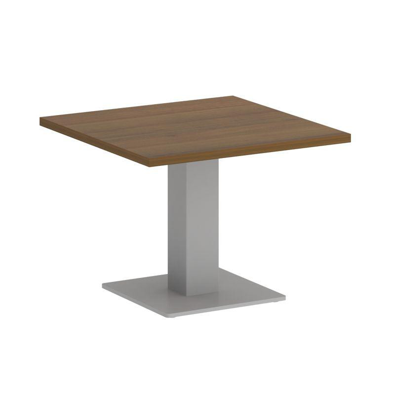 Riva Стол журнальный квадратный А.СЖ-2 Орех Гварнери/Металл Серый 600*600*450 Riva Стол журнальный квадратный А.СЖ-2 Орех Гварнери/Металл Серый 600*600*450