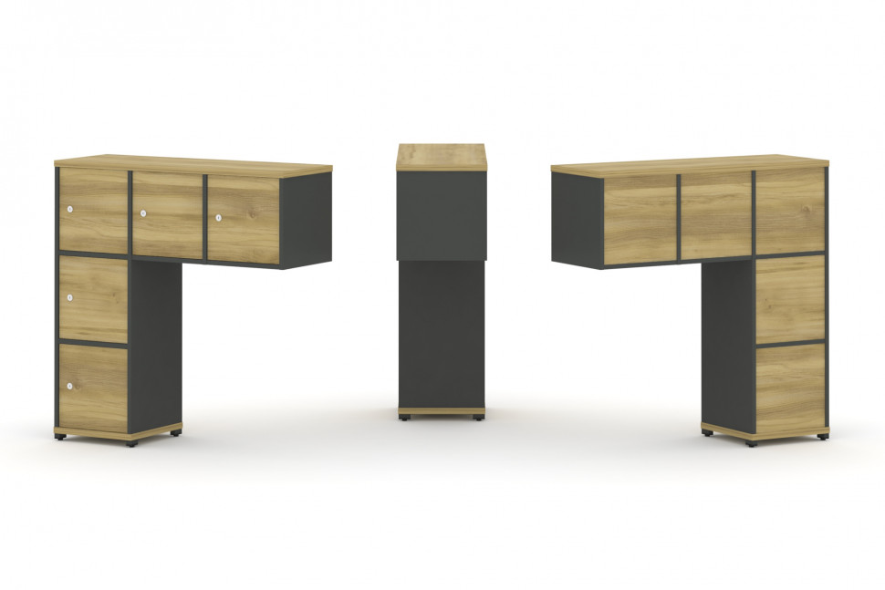 Concept Надставка низкая CN.ONN-007 Дуб Винченцо/Антрацит/Металл Антрацит 1099*365*1130 Concept Надставка низкая CN.ONN-007 Дуб Винченцо/Антрацит/Металл Антрацит 1099*365*1130