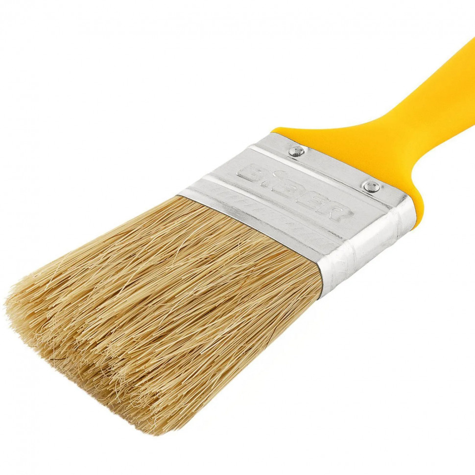 Кисть флейцевая БИБЕР 31252 Эконом натуральная щетина, 38мм СПб