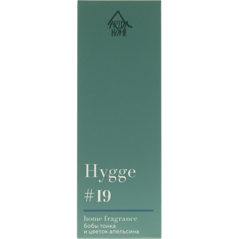 Аромадиффузор Hygge 19 Бобы тонка и цветок апельсина 50мл, АР 100-562