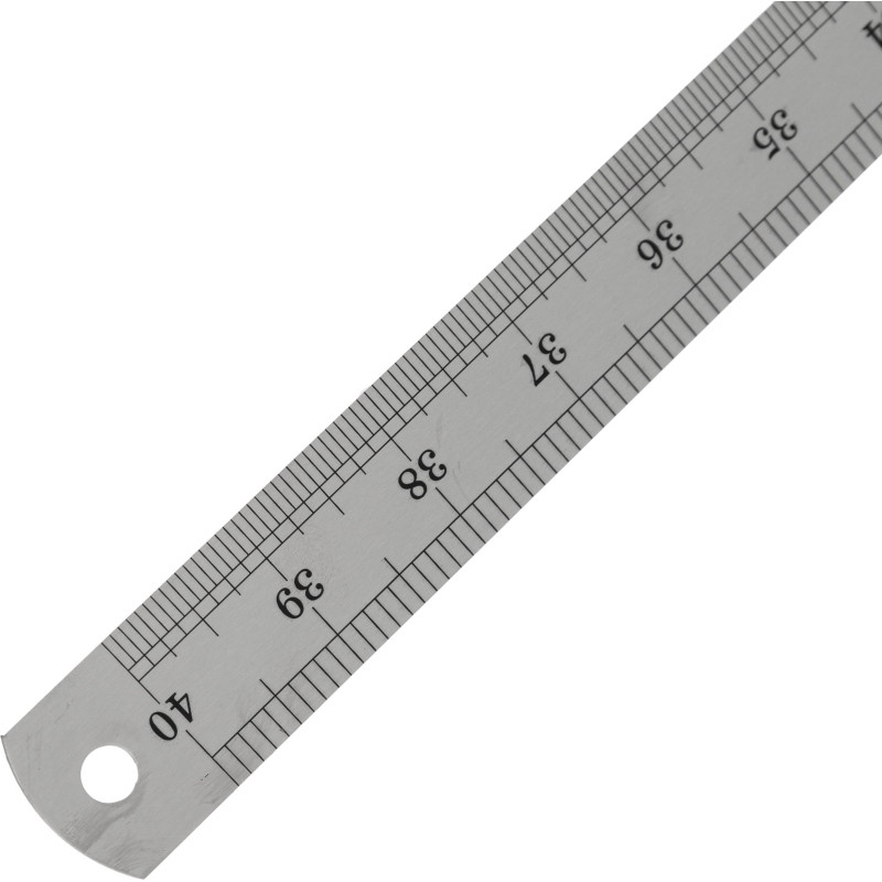 Линейка металлическая Attache 100 см 5шт/упк