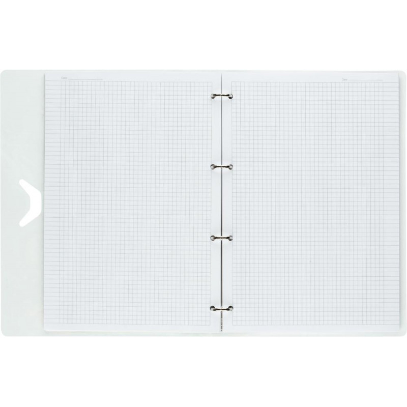 Бизнес-тетрадь А4,120л кольц/смен.бл,кл.Attache Selection Fluid Бирюзовый