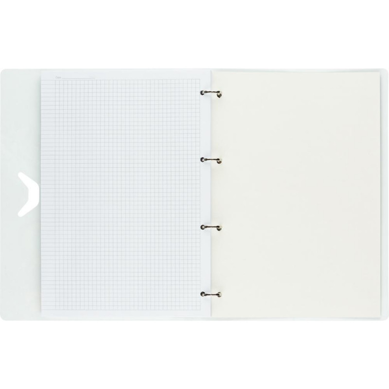 Бизнес-тетрадь А4,120л кольц/смен.бл,кл.Attache Selection Fluid Бирюзовый