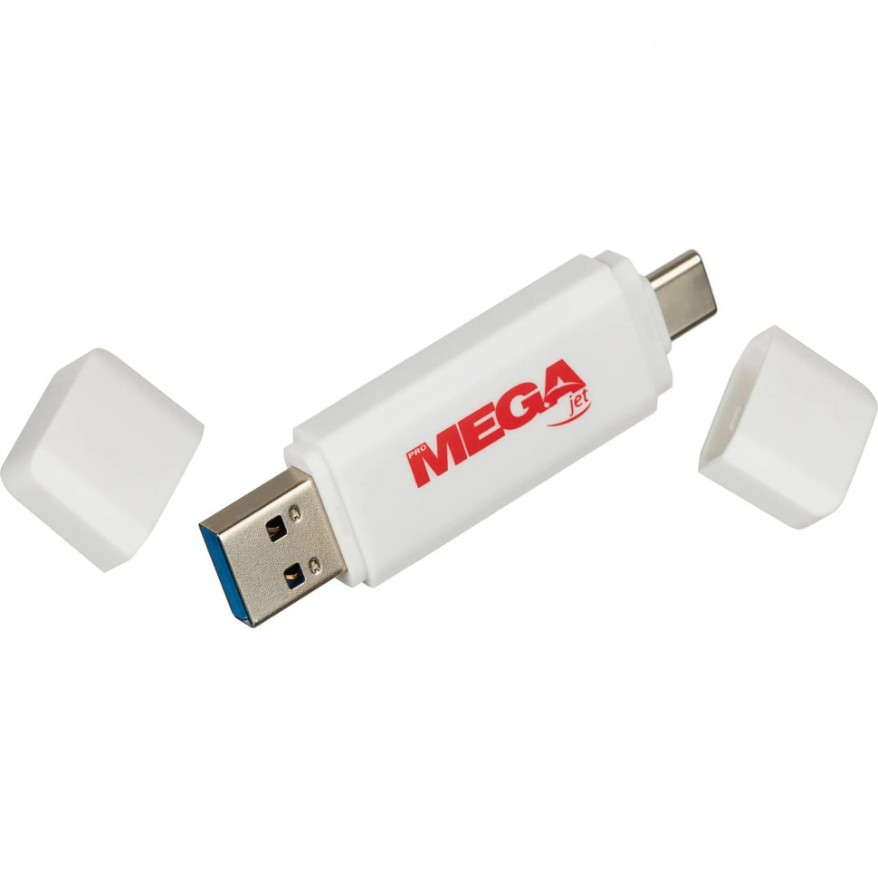 Флеш-память Promega Jet 64GB USB3.0 Type-C/бел пласт/под лог NTU787СU3064GW