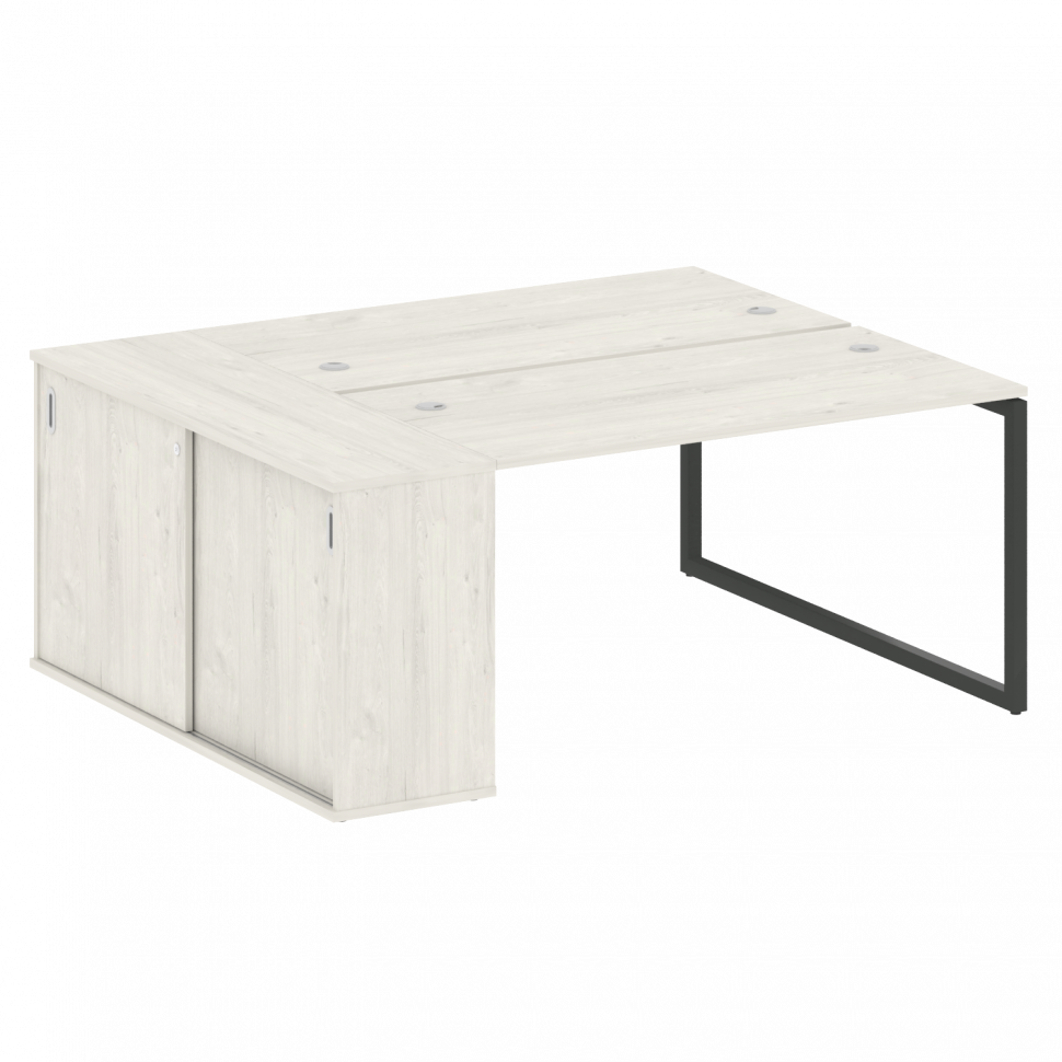 Metal System Quattro Рабочая станция с шкафом-купе на О-образном м/к 40БО.РС-СШК-1.3 Т Дуб Наварра/М Metal System Quattro Рабочая станция с шкафом-купе на О-образном м/к 40БО.РС-СШК-1.3 Т Дуб Наварра/М