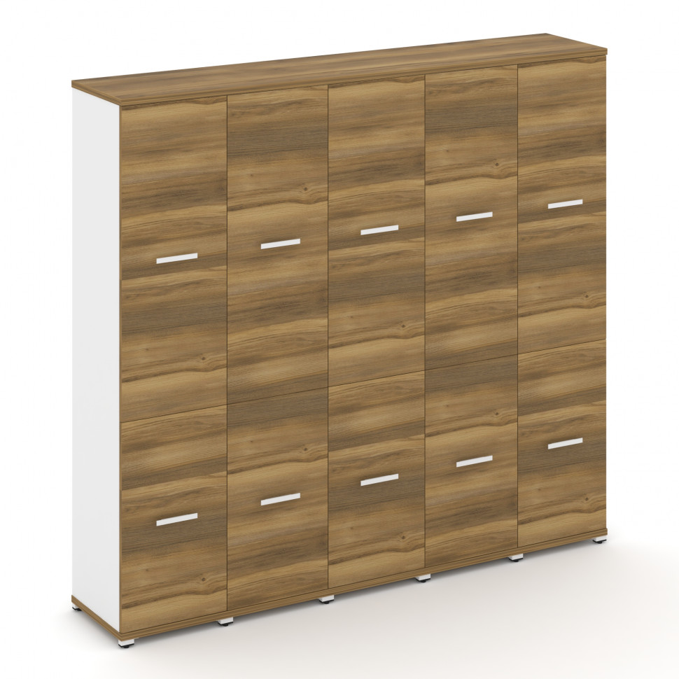 Concept Шкаф 5 узких секций, 5 ниш CN.STU-552 W Сандал Янтарный/Белый Бриллиант/Металл Белый 2084*42 Concept Шкаф 5 узких секций, 5 ниш CN.STU-552 W Сандал Янтарный/Белый Бриллиант/Металл Белый 2084*42