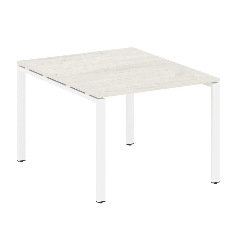 Metal System Переговорный стол (1 столешница) на П-образном м/к БП.ПРГ-1.1 Дуб Наварра/Металл Белый Metal System Переговорный стол (1 столешница) на П-образном м/к БП.ПРГ-1.1 Дуб Наварра/Металл Белый