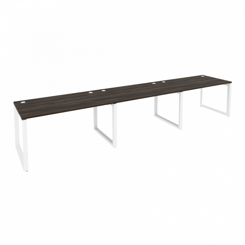 Onix Рабочая станция на О-образном м/к O.MO-RS-3.3.8 Дуб Мали/Металл Белый 4140*800*750