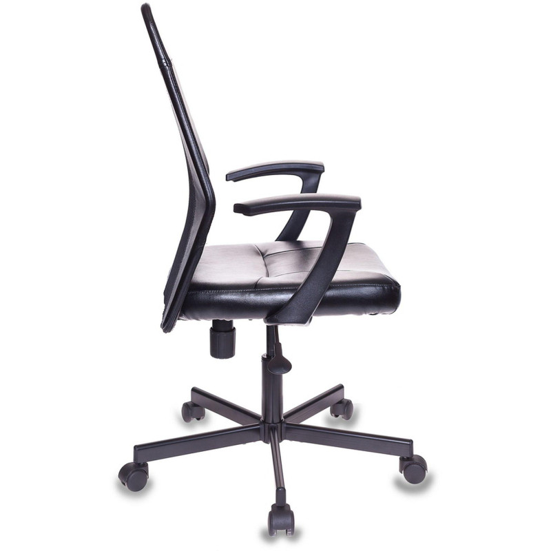 Кресло 0MX_VB_EChair-225 PTW к/з черный, сетка черна я