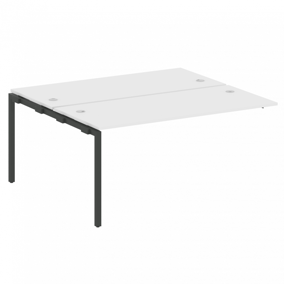 Metal System Quattro Проходной элемент рабочей станции на П-образном м/к 40БП.ПРС-СП-2.4 Белый/Метал Metal System Quattro Проходной элемент рабочей станции на П-образном м/к 40БП.ПРС-СП-2.4 Белый/Метал