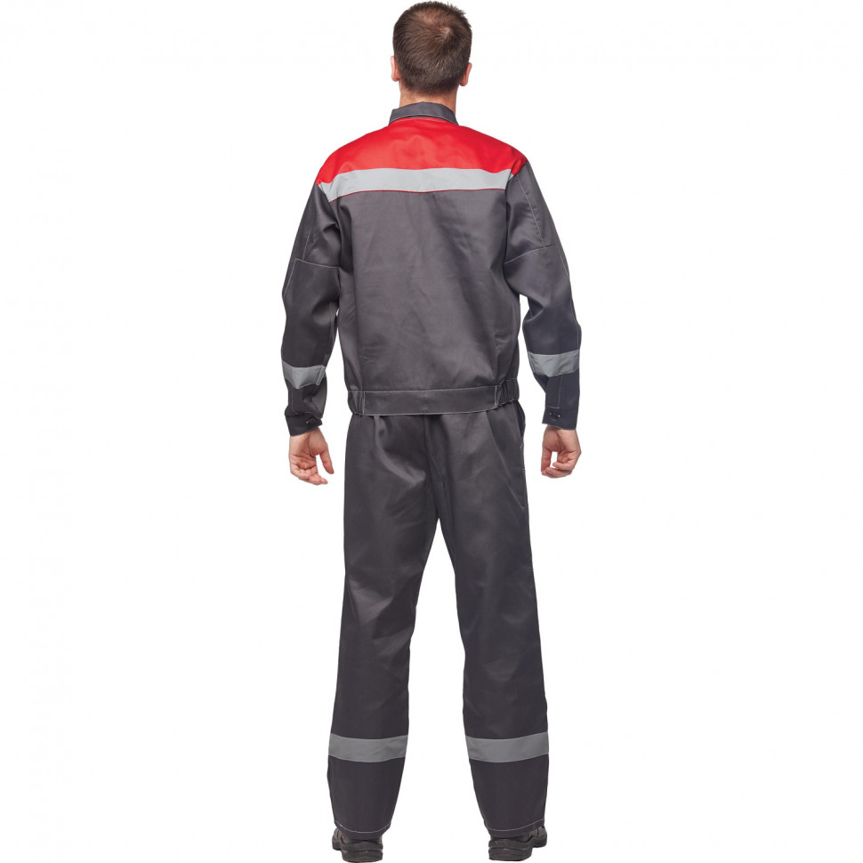 Костюм летний муж. Л20-КБР сер/красн (р.48-50) 194-200 (Арсенал-СП)