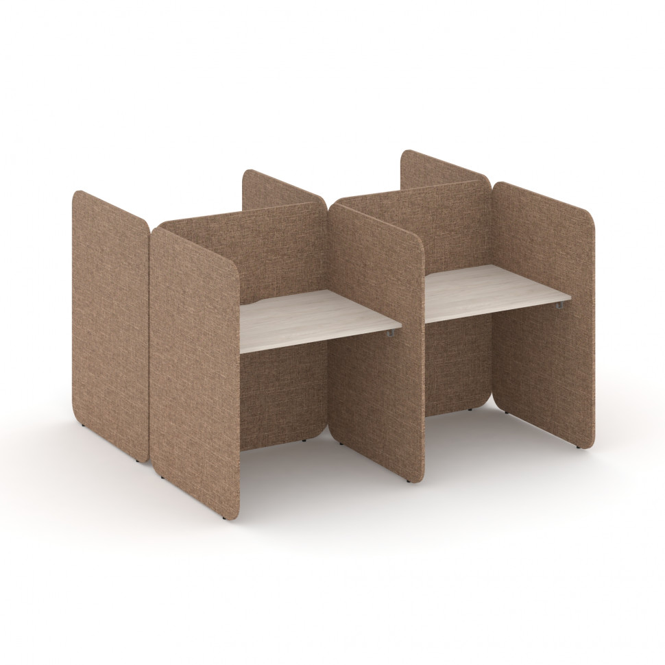 Call center Комплект №5 KC.K-005 Денвер Светлый/Romeo 03 1614*1800*1200