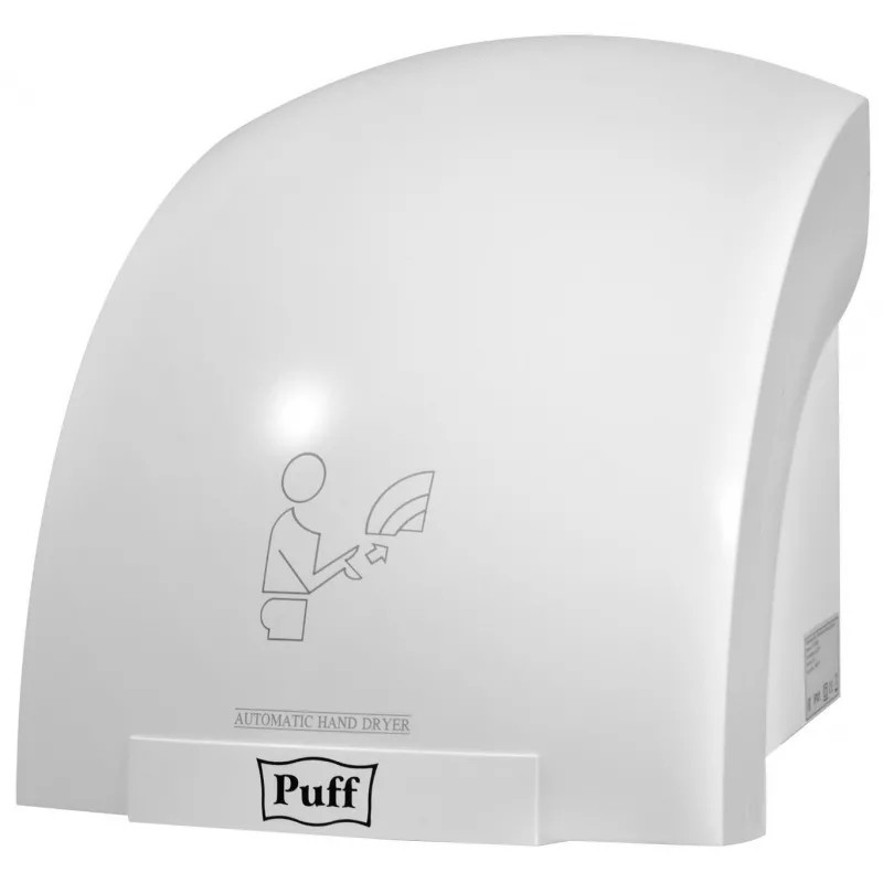 Сушилка для рук электрическая автомат Puff-8820 2 кВт пластик белая