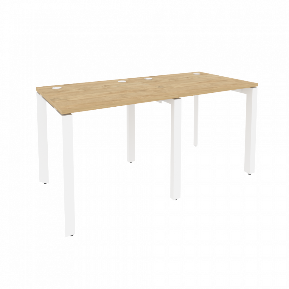 Onix Рабочая станция на П-образном м/к O.MP-RS-2.0.7 Тиквуд Светлый/Металл Белый 1560*720*750 Onix Рабочая станция на П-образном м/к O.MP-RS-2.0.7 Тиквуд Светлый/Металл Белый 1560*720*750