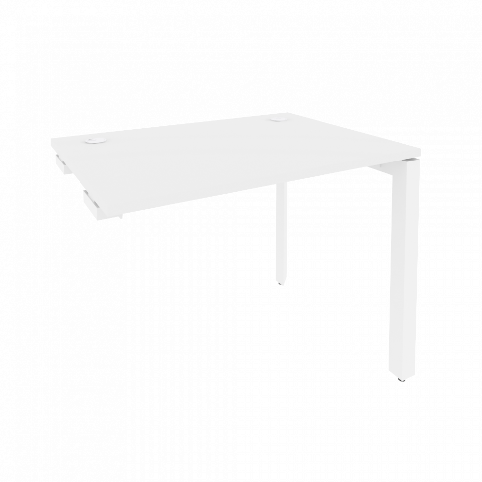 Onix Стол-приставка на П-образном м/к к опорным элементам O.MP-SPR-1.7 Белый Бриллиант/Металл Белый Onix Стол-приставка на П-образном м/к к опорным элементам O.MP-SPR-1.7 Белый Бриллиант/Металл Белый