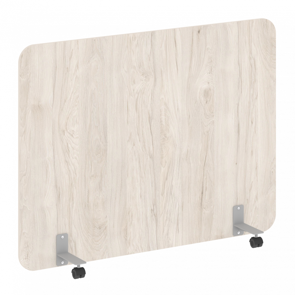 R-line Перегородка на металлических опорах, на роликах DP.R-160-120 Денвер Светлый/Металл Серый 1600