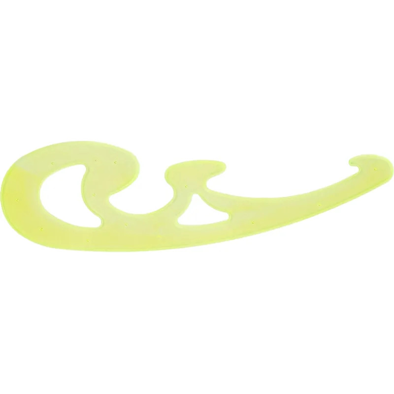 Трафарет набор лекал 25см,17см,12см, NEON Cristal цвет ассорти ЛК02