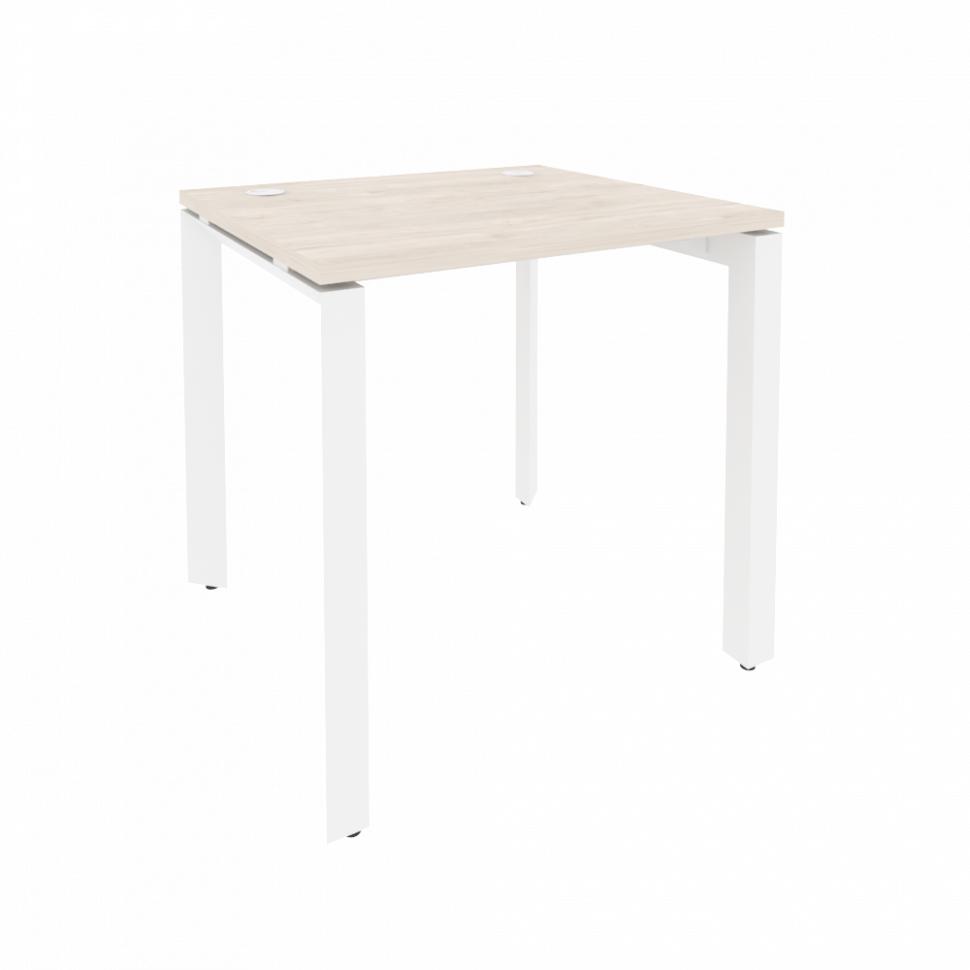 Onix Стол рабочий на П-образном м/к O.MP-SP-0.7 Денвер Светлый/Металл Белый 780*720*750 Onix Стол рабочий на П-образном м/к O.MP-SP-0.7 Денвер Светлый/Металл Белый 780*720*750