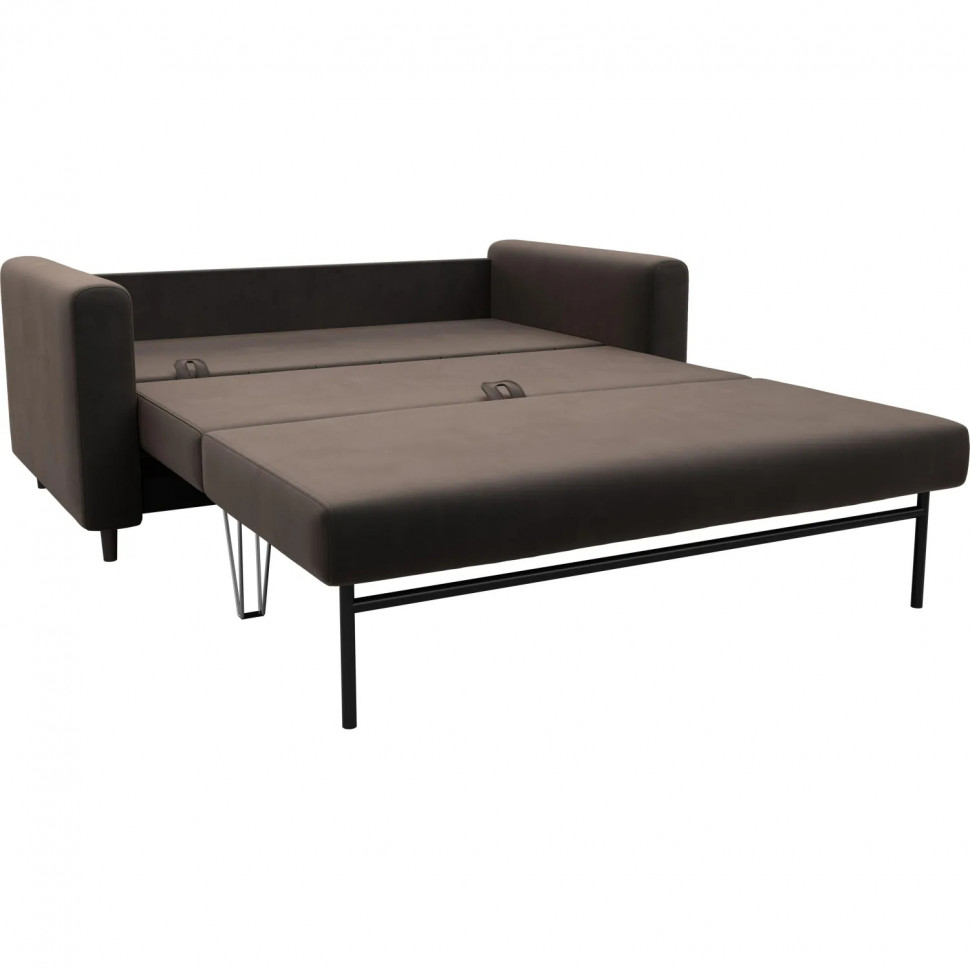 Диван АrtМ_Benefit (129876) 2-М, раскладн. тк. велюр SEVEN 727 коричневый