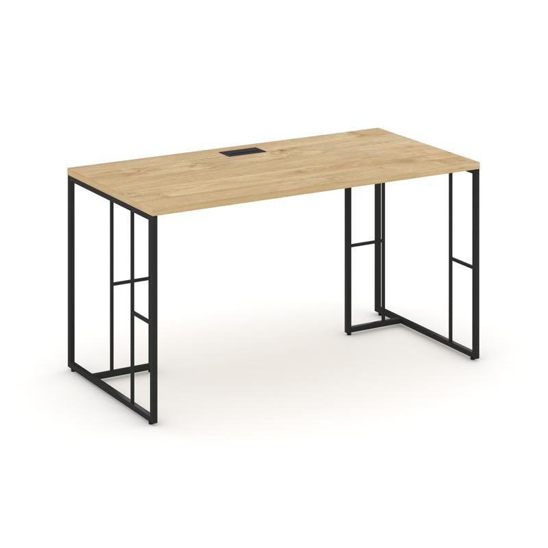 Rift Стол письменный RF.SP-015 Тиквуд Светлый/Металл Черный 1780*700*750