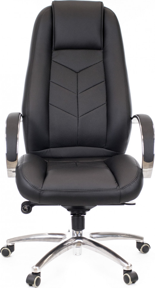 Кресло Everprof Drift Lux (Дрифт Люкс) M Кожа Черный