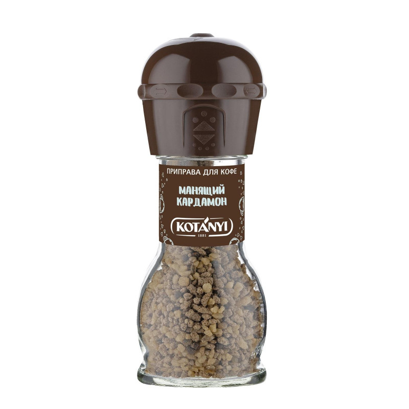 Приправа для кофе Kotanyi Манящий кардамон, мельница, 63г Приправа для кофе Kotanyi Манящий кардамон, мельница, 63г