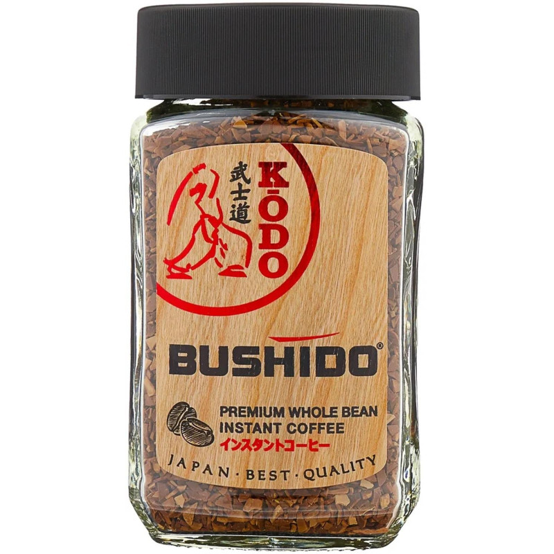 Кофе BUSHIDO Kodo растворимый,95г стекло