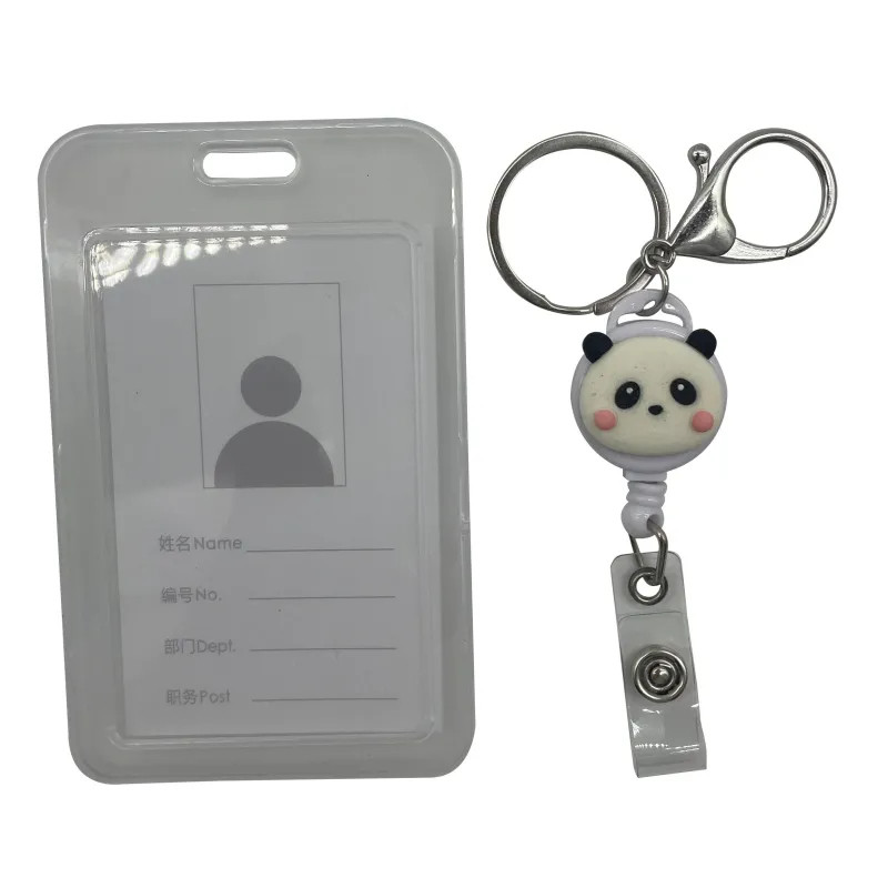 Картхолдер на рулетке с карабином Комус Класс Лапка, трос 45 см