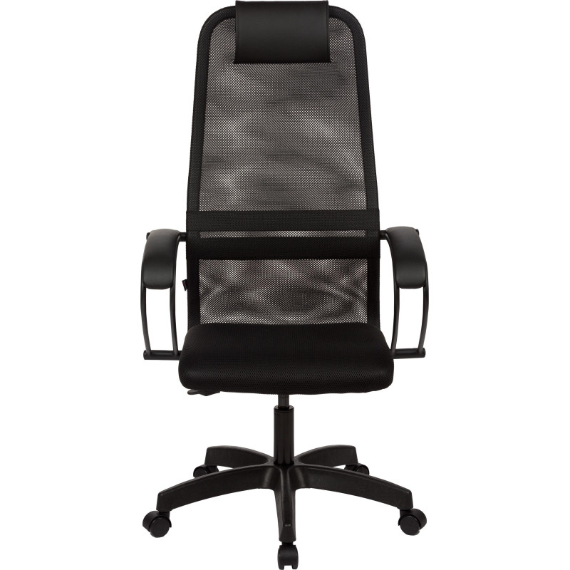 Кресло 0MX_МТ_EChair 675 TTW сетка/ткань черный пластик