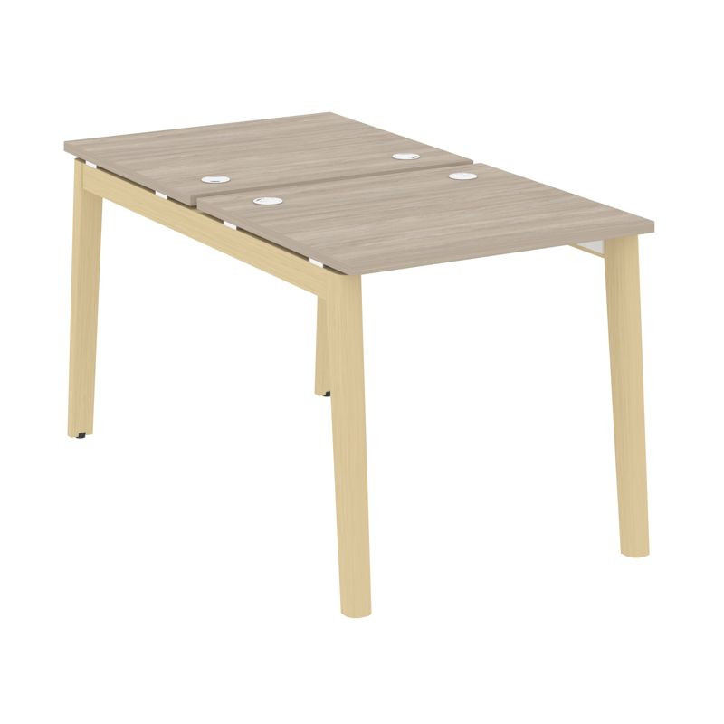 Onix Wood Рабочая станция OW.D.RS-2.0.7 Дуб Аттик/Дуб Светлый/Металл Белый 780*1475*750