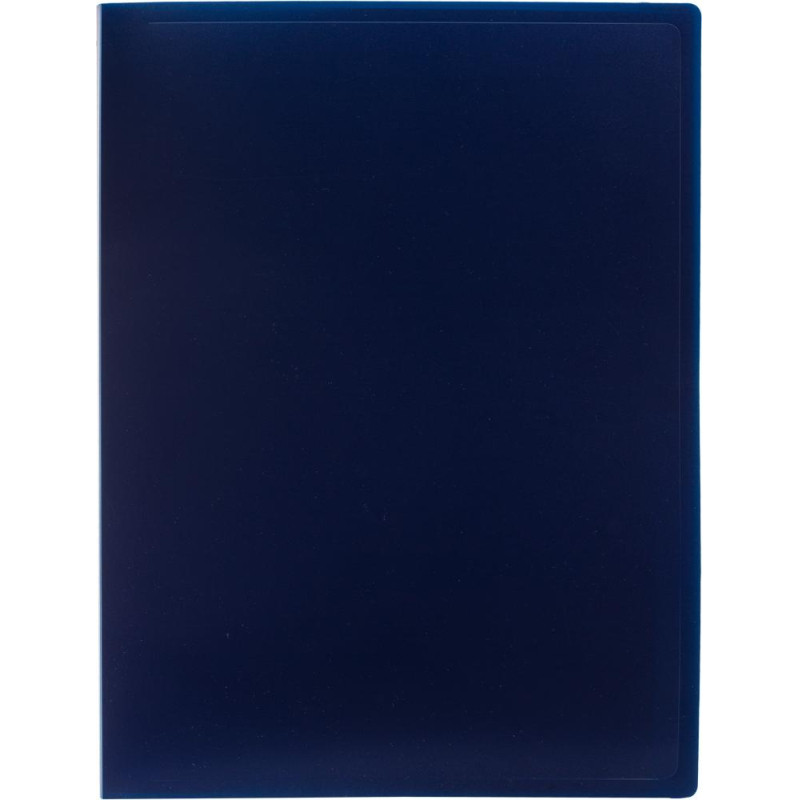 Скоросшиватель пластиковый с метал. скоросшивателем Attache 055S-E синий