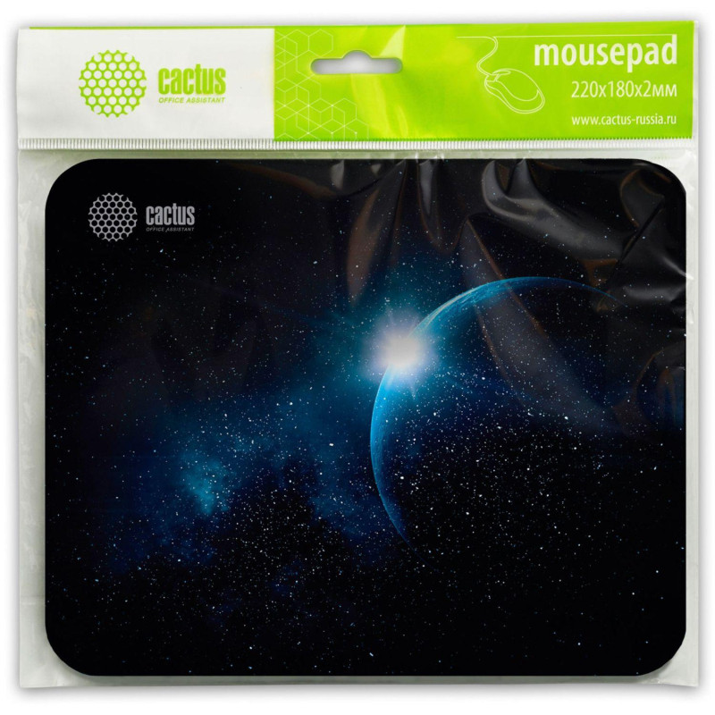 Коврик для мыши Cactus Space 220x180x2мм (CS-MP-P04XS/ CS-MP-P04XS)