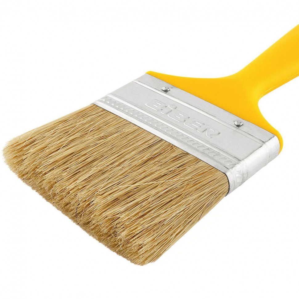 Кисть флейцевая БИБЕР 31255 Эконом натуральная щетина, 75мм СПб